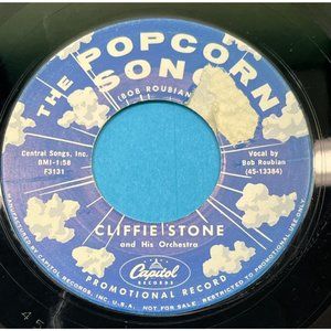 Cliffie Stone The Popcorn Song / Barracuda 45 Country Rocker Promo Capitol F3131